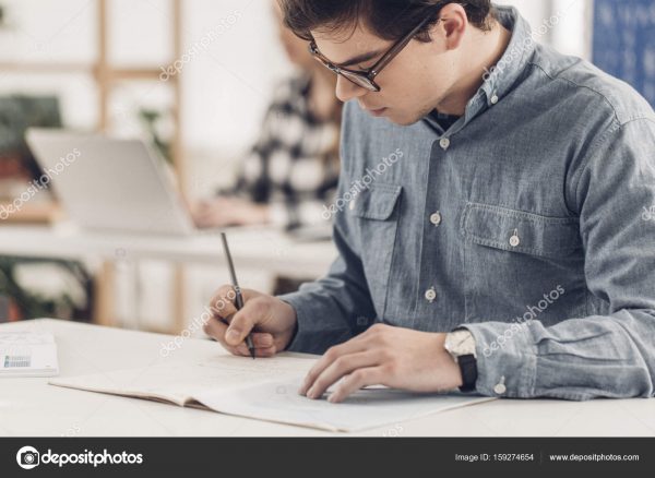 Ethics Student Studying